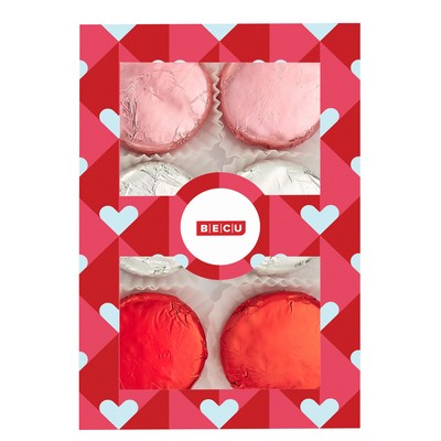 Valentine's Day Luxury Chocolate Oreo® Gift Sets - 6 Piece - Foil Wrapped Oreos®