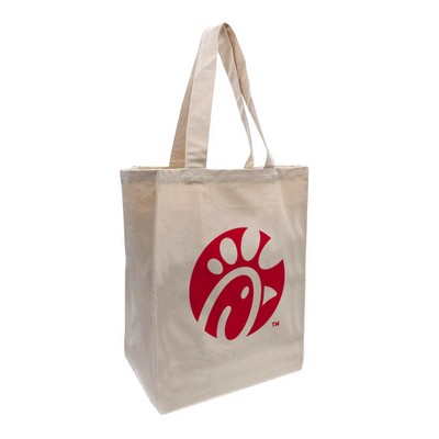 Clasic Heavy Duty 12 Oz Cotton Canvas Grocery Tote Bag