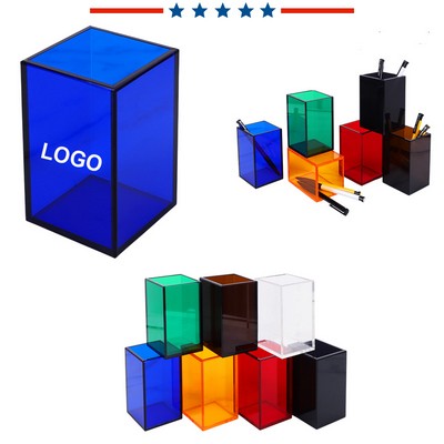 Clear Acrylic Pen Holder