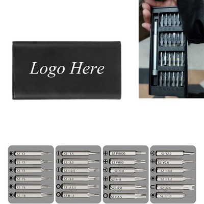 24-Piece Precision Screwdriver Set For Electronics Repair