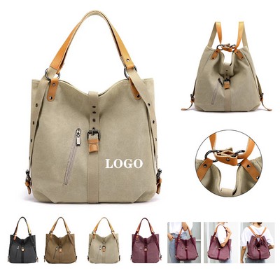 Convertible Canvas Backpack