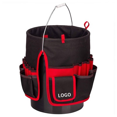 Oxford Fabric Bucket Tool Storage Bag
