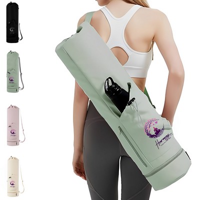 Multi-Functional Yoga Mat Bag with Water Bottle Pocket