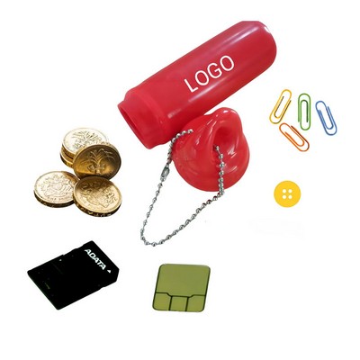 Cylindrical Loose Change Coin Bag