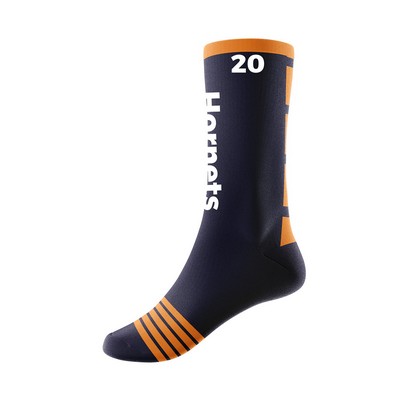 Basketball Socks W/Cushion Jacquard Weave 144-Needle Calf