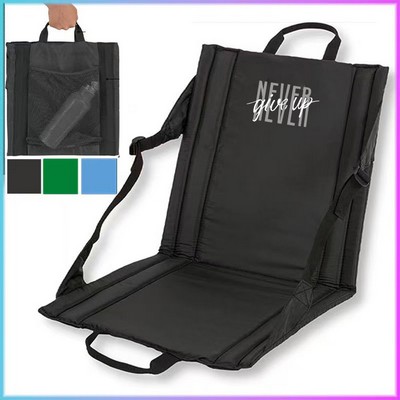 Portable Folding Stadium Chair with Backrest