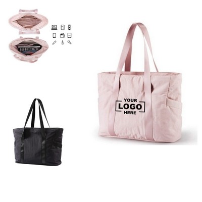 Tote Bag for Women with Zipper Work Tote Nurse Dance Yoga Bag for Travel