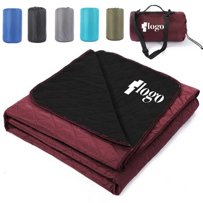 Waterproof Warm Fleece Camping Blanket