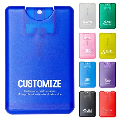 Card Hand Sanitizer Sprays Bottle