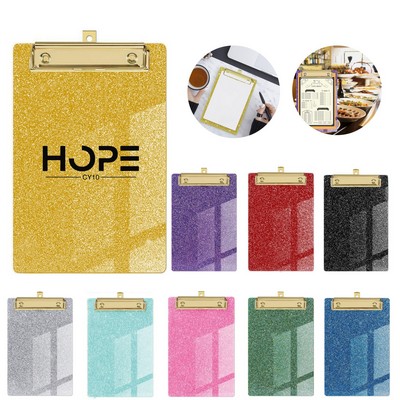 Acrylic Glitter Clipboard