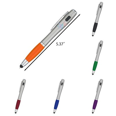 Triple Function LED Pen Stylus