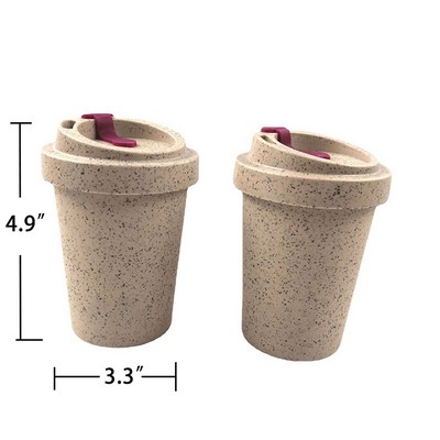 Customized 12Oz Eco-Friendly Coffee Grounds Cup