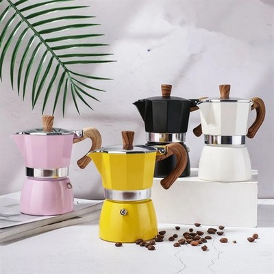 3 Cup/5 Oz Moka Pot Stovetop Espresso Coffee Maker