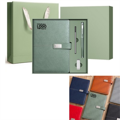 Notebook With Pen And U-Disk Gift Box