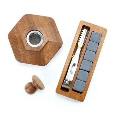 Cocktail Smoker Kit with Torch Ice Stone