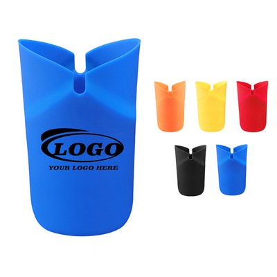 Collapsible Popcorn Container Silicone Snack Bucket