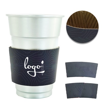 Kraft Coffee Cup Sleeves