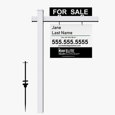 Real Estate Post Double Sided 24" X 18"