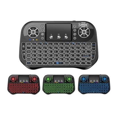Dual Mode Backlit Mini Keyboard With Touchpad