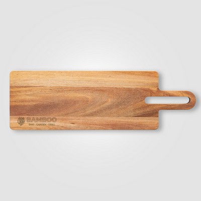 Zuno FSC Wood Cutting & Serving Board – 18.9 x 5.9" - Laser
