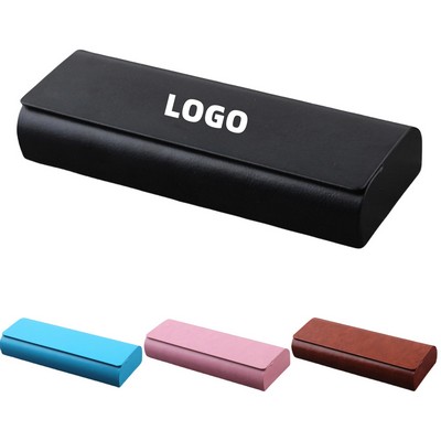Magnetic Eyeglass Case Leather