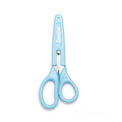 Mini Plastic Stationery Scissors with Sleeve