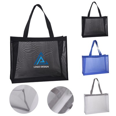Reusable Large Mesh Tote Bag