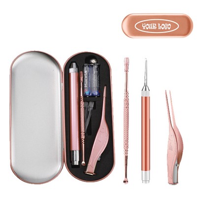 4-Piece Lighted Ear Pick Set
