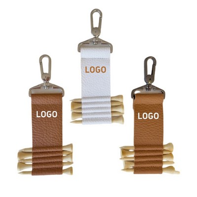 Golf Tee Pu Leather Holder