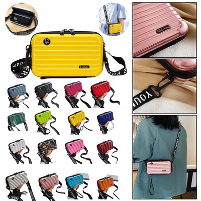 Mini Suitcase Cosmetics Case Carrying Bag