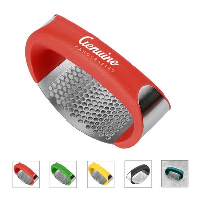 Stainless Steel Grip Garlic Crusher