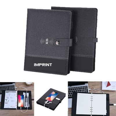 Wireless Wired Charging Notebook