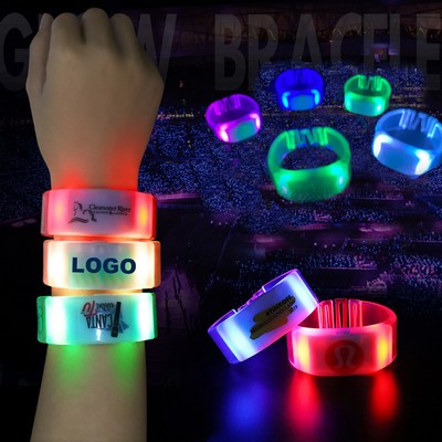 Light Up LED Bracelet 15 Different Glow Colors Light Up Wrist Band For Party Music Festival