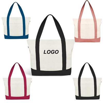 12 OZ Cotton Canvas Tote Bag
