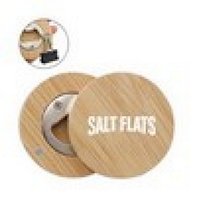 Magnetic Bamboo Bottle OPener