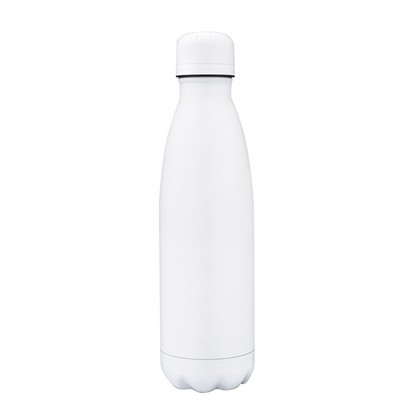 Endura 17 oz White Stainless Steel Bottle