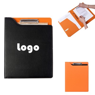 Personalized Leather Clipboard Case