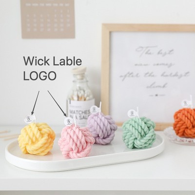 Yarn Ball Scented Candle