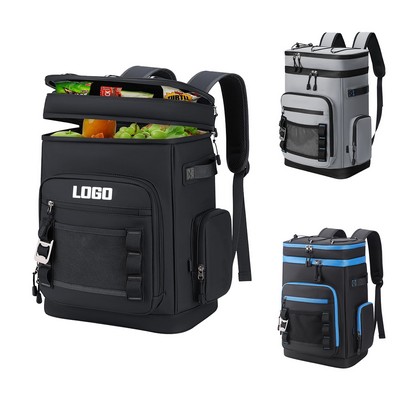Large Waterproof Insulated Cooler Backpack for Men & Women