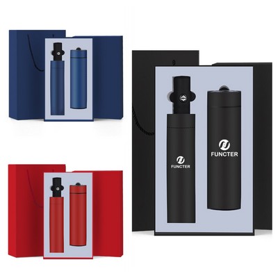 Customized Insulated Tumbler & Umbrella Gift Box For Clients and Employees