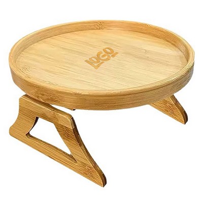 Handy and Compact wooden Foldable Sofa Armrest Tray