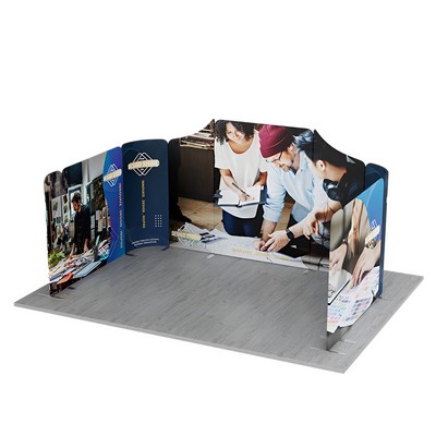 16.4x10' Magnetic Modular Fabric Displays - U Shape