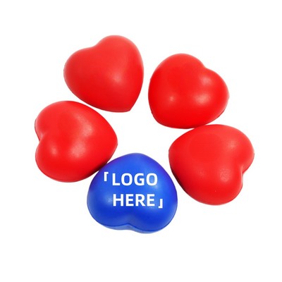2.76" Heart Shape Stress Ball