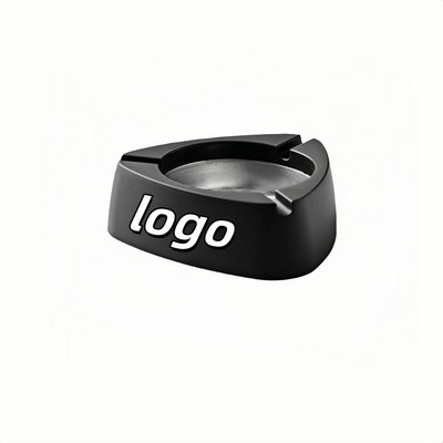 Customizable Unique Stainless Steel Ashtray for Office or Restaurant