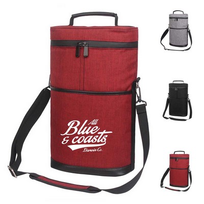 Adjustable Double Wine Cooler Bag