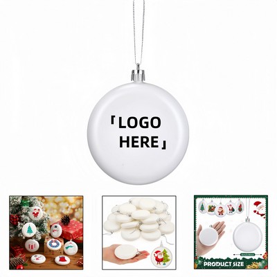 Christmas Flat Round Ornament
