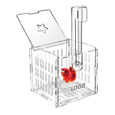 Acrylic Aquarium Breeding and Isolation Chamber for Small Fish