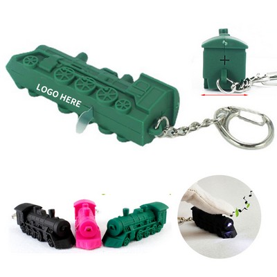 Vintage Locomotive LED & Sound Keychain