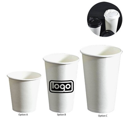 12/16/20oz Disposable Paper Cup with Lid