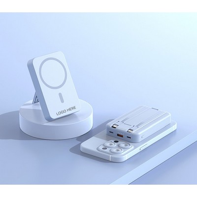 MagSafe Magnetic Wireless Power Bank Compact Fast Charging Portable Charger 20000mAh